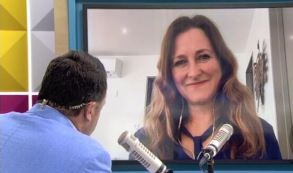 Josie bugs on Newshub